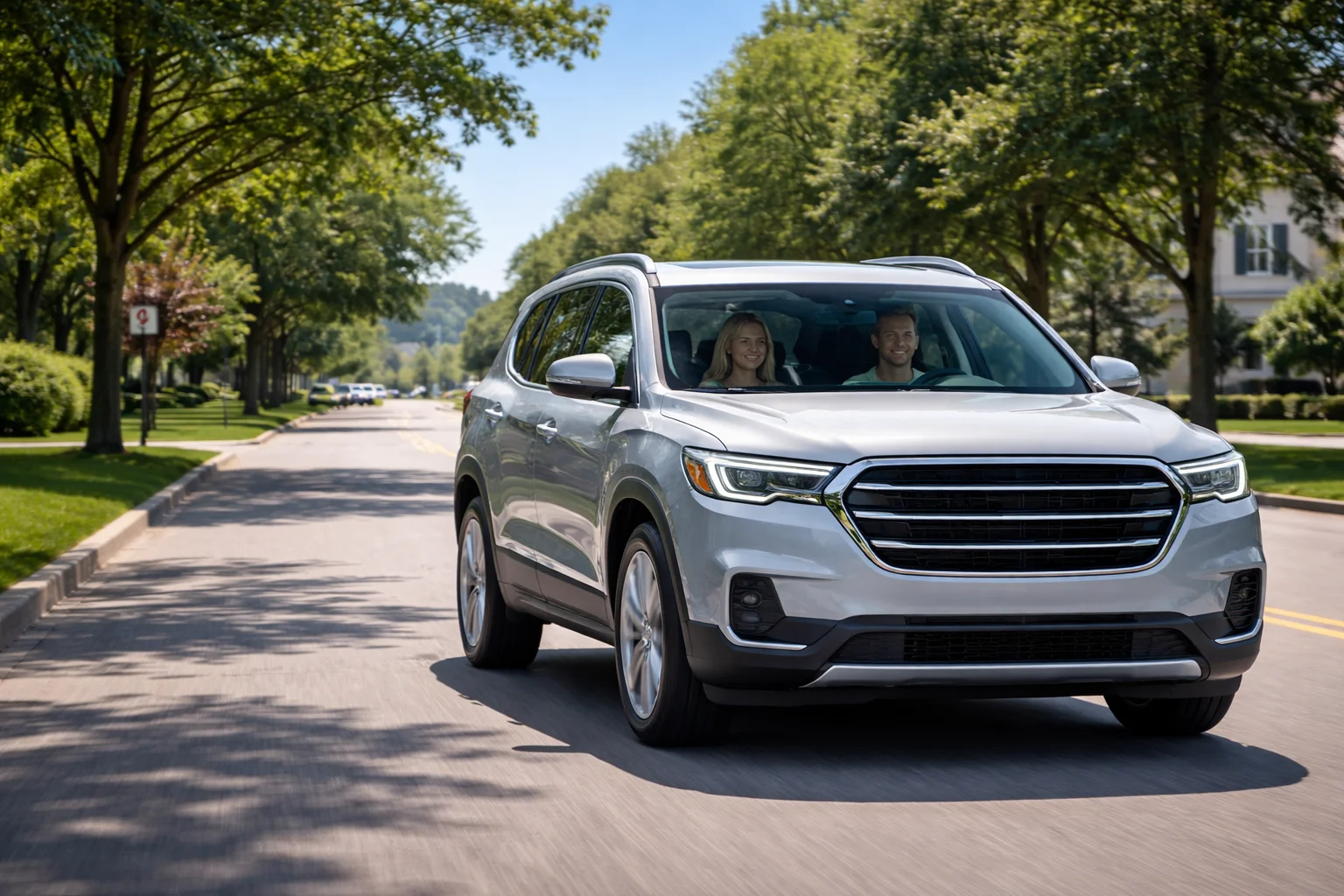 Driver protected by auto insurance on New York roads